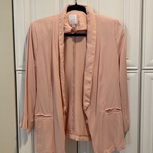 Women's Light Pink Blazer Jacket
